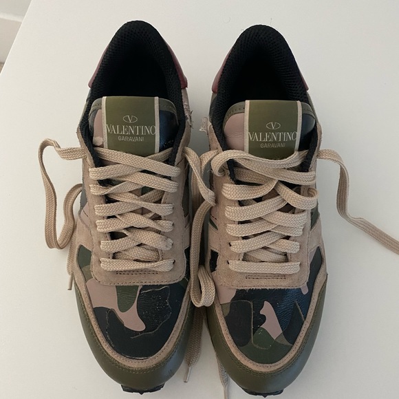 Valentino camouflage sneakers - Picture 1 of 8